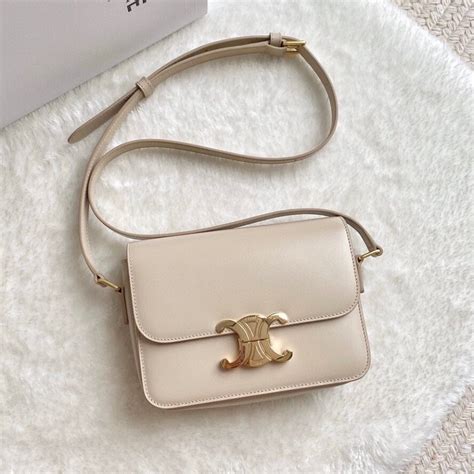 celine triomphe beige|celine triomphe purses.